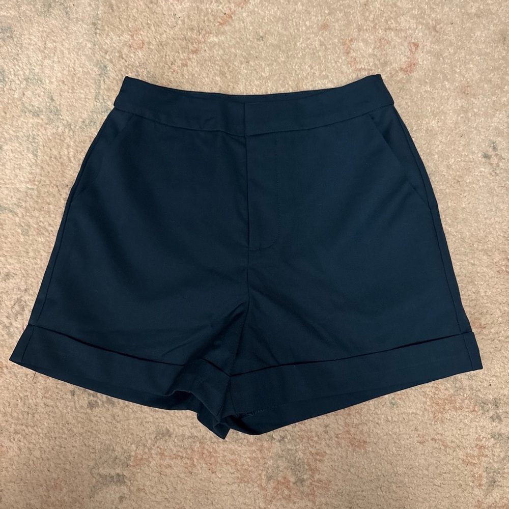 Endless Rose Emerald High-Rise Tailored Shorts